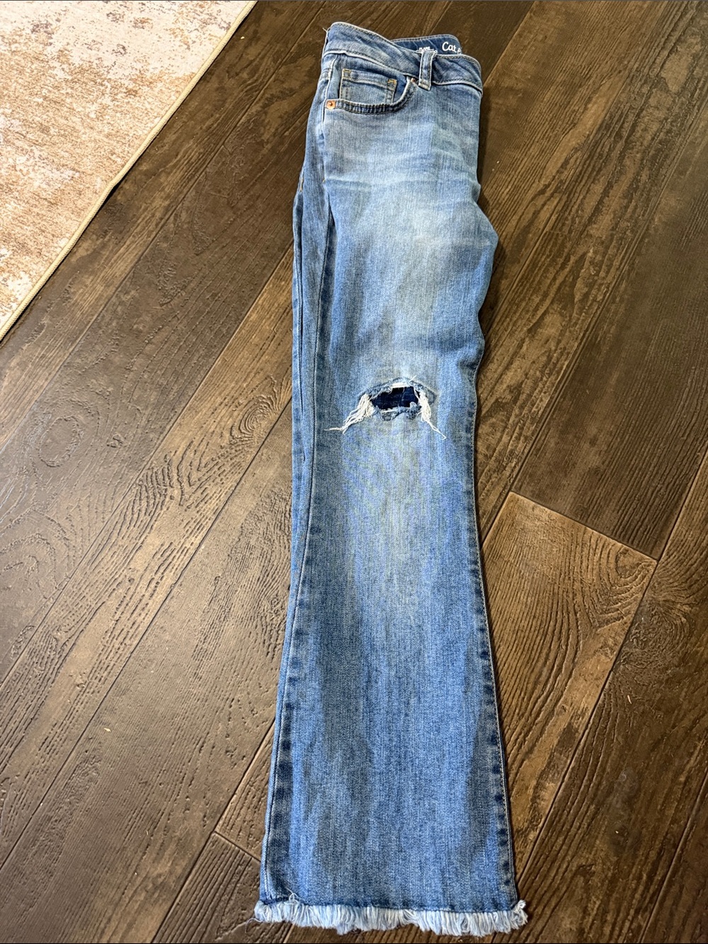 Cat & Jack Light Blue Distressed Kids Jeans